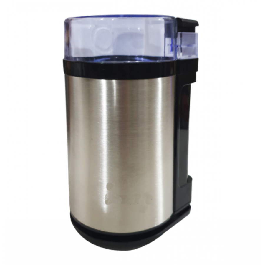 Rasnita De Cafea, Putere 160w, Inox, Comutator De Siguranta, Functionare Numai Cu Capacul Inchis, Macinare Omogena, Cutit Si Recipient De Macinare Din Otel Inoxidabil, Argintiu/negru