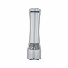 Rasnita Pentru Sare Si Piper Klausstech, Putere 20w, Capacitate 30g,  Alimentare Cu Baterii, Inox,  Utila In Bucatarie, Ergonomica, Argintiu