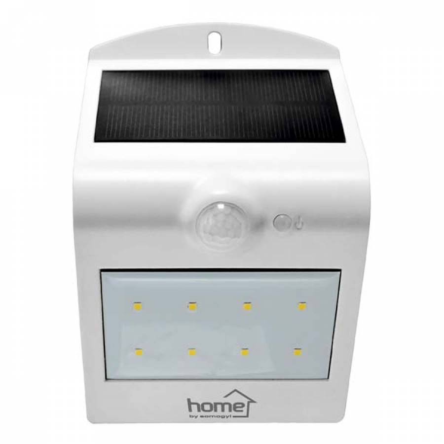 Reflector Led Home Cu Functia De Miscare Si Panou Solar , Putere 1.5 W , 10 Surse De Lumina , 200 Lumeni , Unghi De Sesizare 120° , Capacitate Acumulator 1200 Mah , Culoare Alb