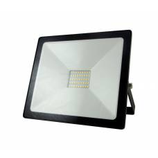 Reflector LED 100W, 6400K, IP65, Negru