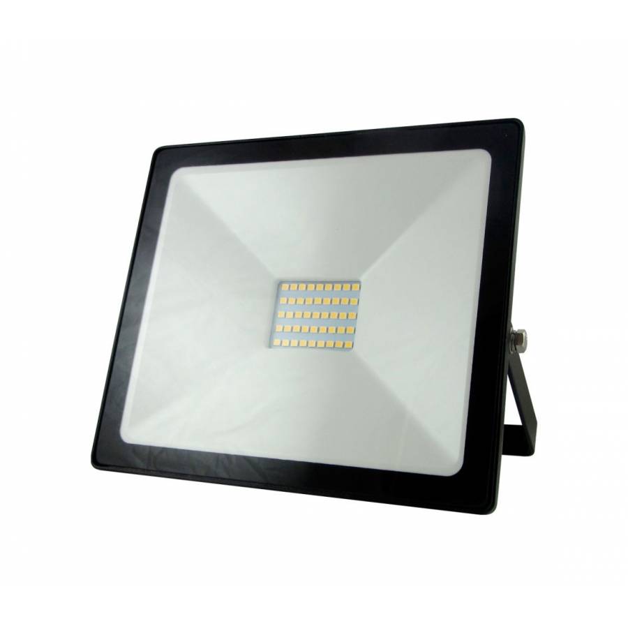 Reflector LED 100W, 6400K, IP65, Negru