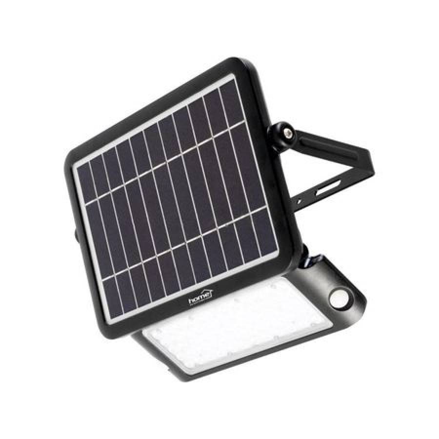 Reflector Solar Led, 10 W, Flux Luminos 1000 Lm, Temperatura Culoare 6000 K, Acumulator Li-ion, Dimensiuni Reduse, Design Ergonomic, Negru