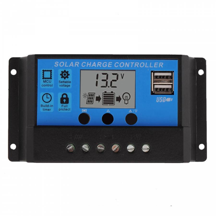 Regulator/controler Solar 30a Pwm 12v/24v Usb