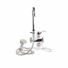 Robinet Electric Instant Cu Dus Klausstech, Afisaj Temperatura, Apa Calda 60°c, 1,5 - 2l/min, 3000w, Montaj Pe Chiuveta