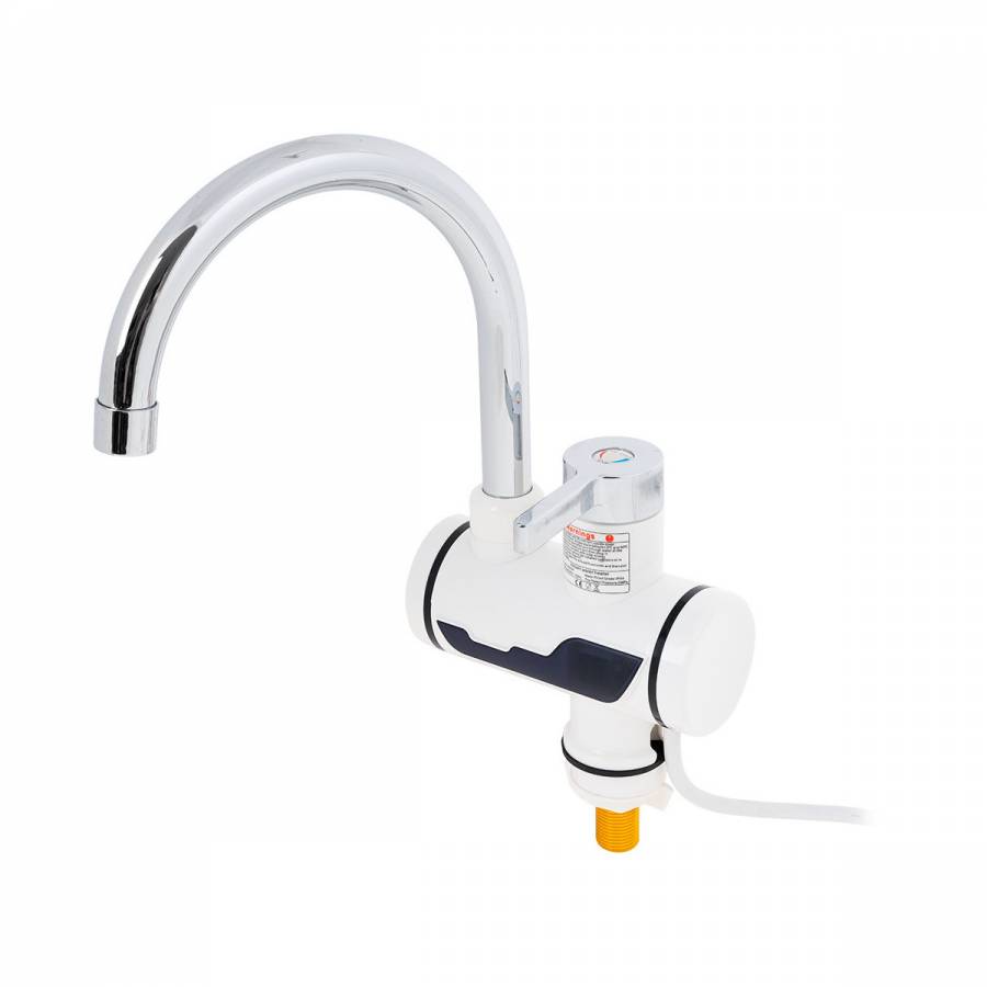 Robinet Electric Pentru Incalzit Apa, Afisaj Lcd, 360 Grade, Temperatura Reglabila, Putere 3000w