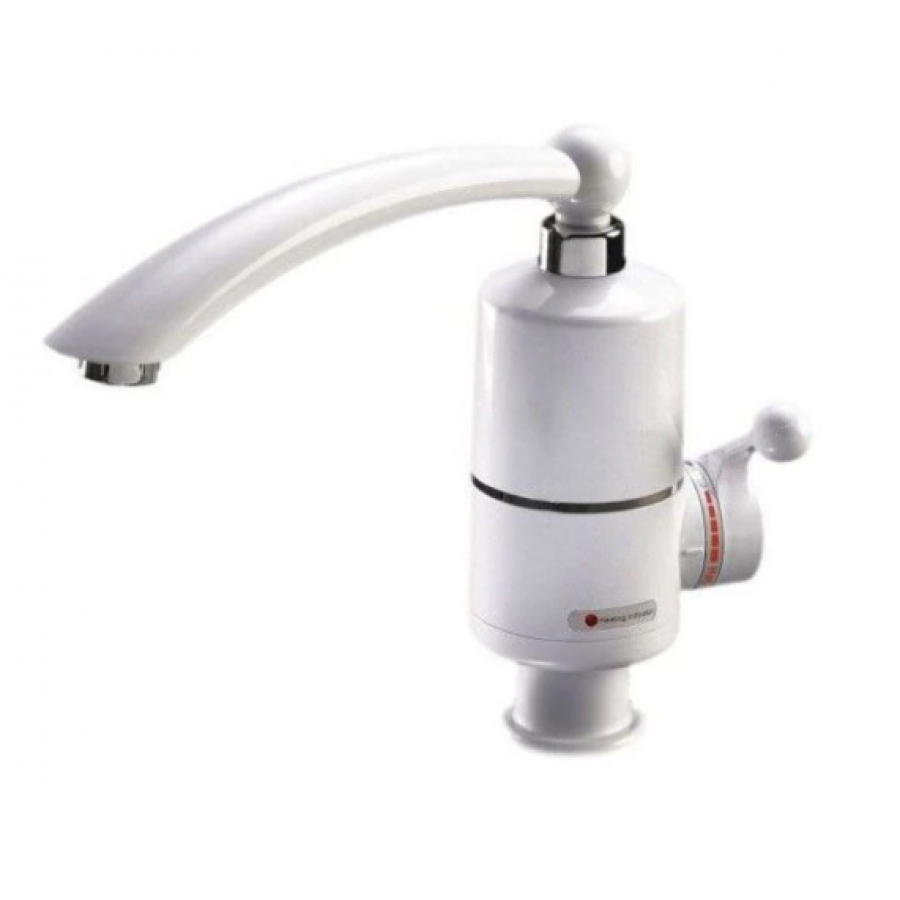 Robinet Electric Pentru Apa Calda Instant, Putere Max 3000w, Incalzire Rapida, Temperatura 30 - 60°c, Design Modern, Culoare Alb
