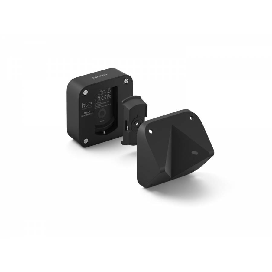 Senzor Philips Exterior Instalare Wireless, Material Plastic, Functionare Cu 2 X Aa, Protectie Ip54, Asistenti Vocali, Design Compact, Culoare Negru