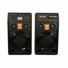 Set 2 Boxe 1 Activ + 1 Pasiv, Model 284, 2 X 150 W, Bluetooth, Usb, Radio Fm, Functie Scan, Negru + Suport Universal De Birou Pentru Tablete Sau Telefoane