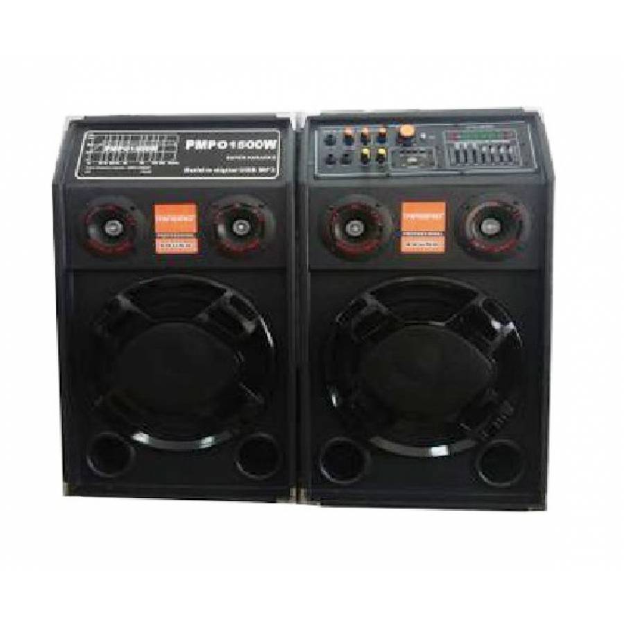 Set 2 Boxe Active , Bass Puternic , Cu Amplificator, Beculete Cu Lumini Pe Bass , Conectivitate Bluetooth , Port Usb , Aux In , Card Sd , 240w Rms , Impedanta 4-8 Ohmi , Negru