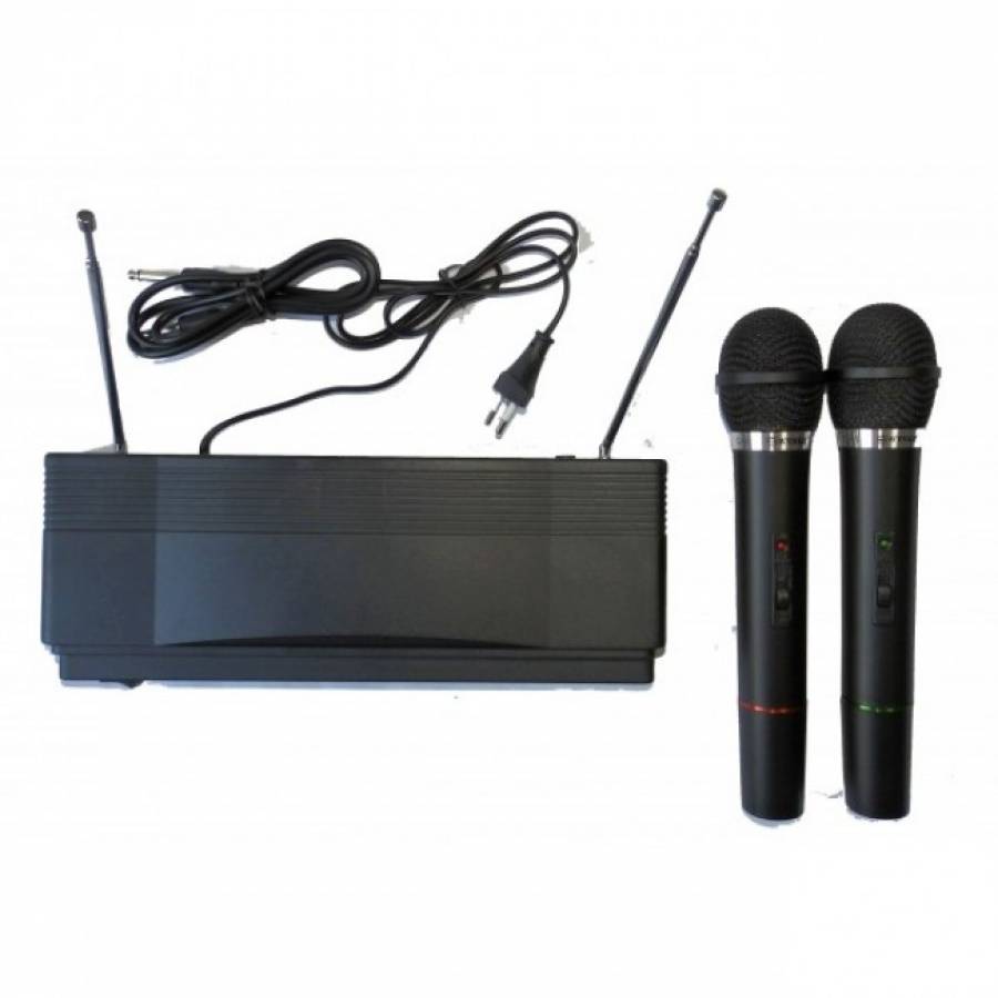 Set 2 Microfoane Cu Receiver Herostar C-05, 220v