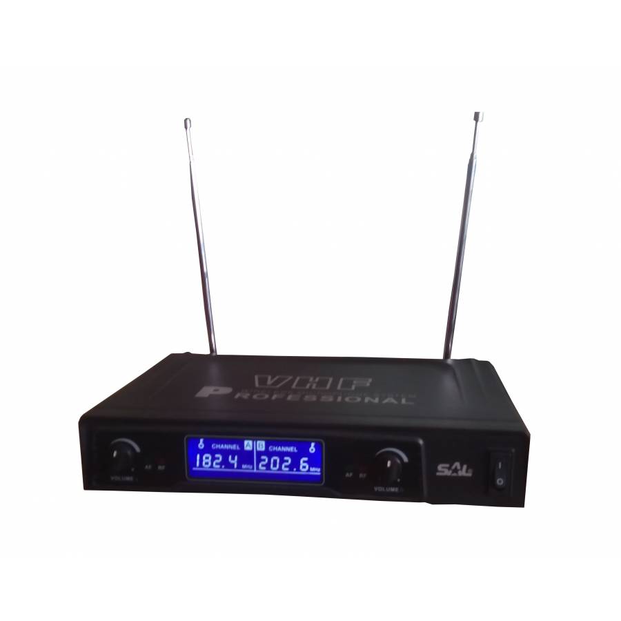 Set 2 Microfoane Profesionale Fara Fir Cu Receiver, Lcd