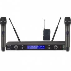 Set 2 Microfoane Profesionale Wireless Cu Receiver Uhf, 100 M, 16 Canale