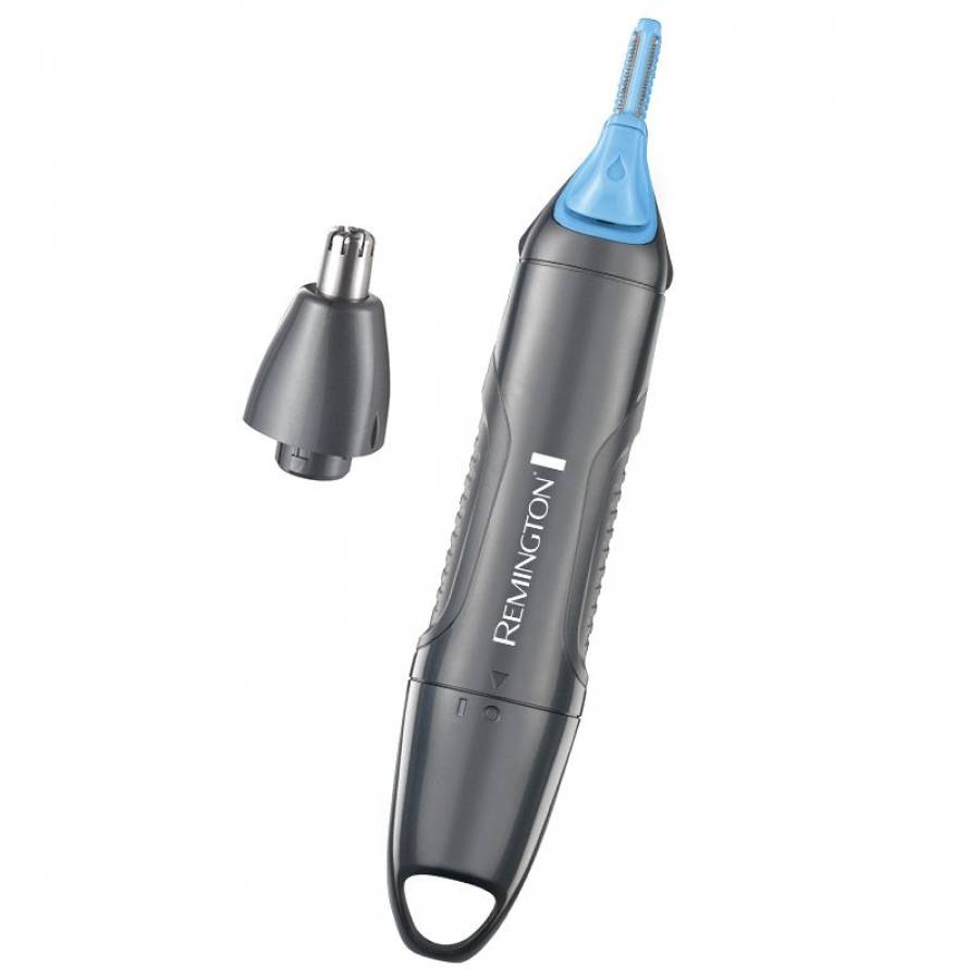 Set Aparat De Tuns Pentru Nas Si Urechi Remington Nano Series, Penset/forfecuta/pila Pentru Unghii Si Cuticule 2 Piepteni Verticali Incluse,tehnologie Comfort Trim,argintiu