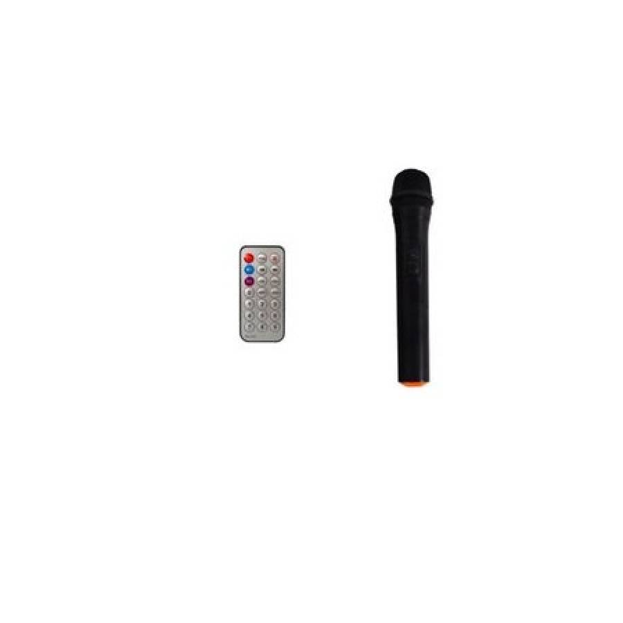 Set Boxa Portabila Karaoke Usb/bt/mp3/fm/aux Audio/tf Card + Microfon Cadou+cadou Casti In-ear Tip Earpods Cu Microfon Si Telecomanda Pentru Iphone, Ipad, Ipod, Android