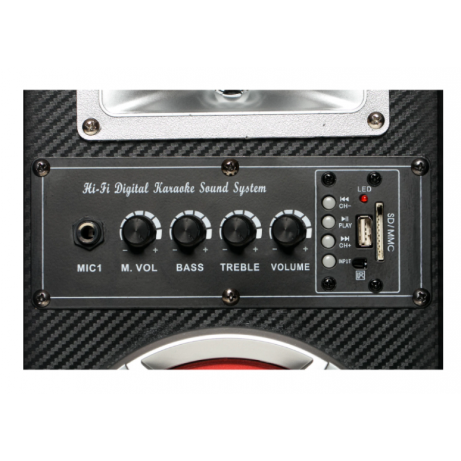 Set Boxe Active Rms 80w, Bluetooth, Intrare Aux Si Card Sd, Slot Usb, Radio Fm, Telecomanda Inclusa, Moderne, Culoare Negru