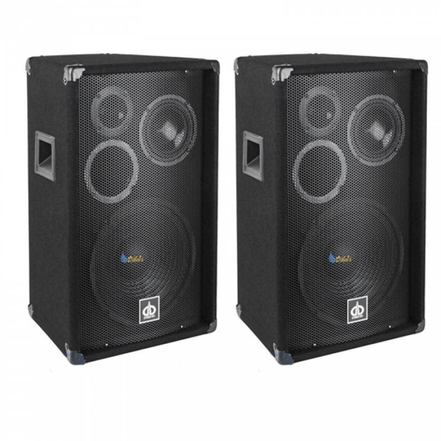 Set Boxe Dibeisi Profesionale Pasive , Putere De 800w, Woofer De 10 Inch , 90db/w/m , Raspuns In Frecvent 30 Hz - 20 Khz , Impedanta 8 Ohmi , Negru