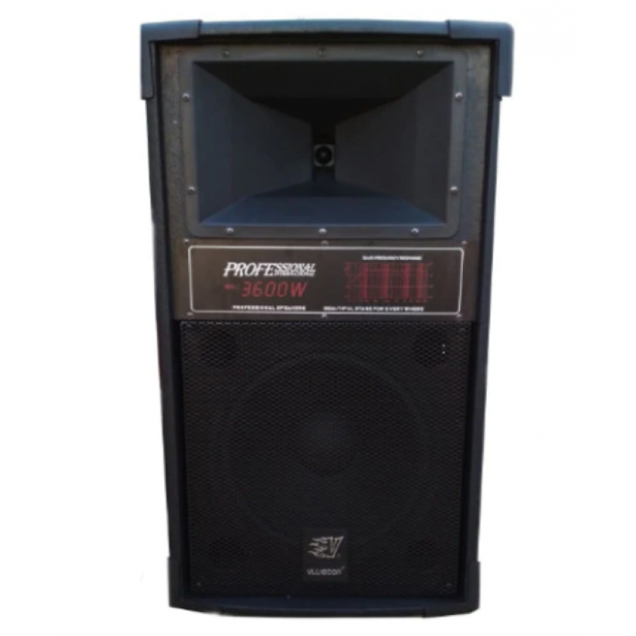 Set Boxe Twin Profesionale, Putere 2 X 130w, Microfon Wireless, Telecomanda, Conectivitate Bluetooth, Usb/sd Card, 50hz-18khz, Negru