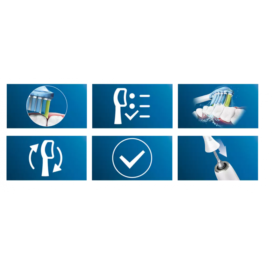 Set De 2 Capete Philips Sonicare Pentru Copii, Dimensiune Standard, Atasare Prin Clic, Healthywhite+, Rigiditate Perii Medie, Culoare Alb/verde