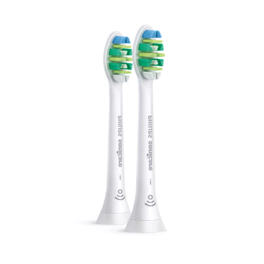 Set De 2 Capete Philips Tehnologie Sonicare Intercare, Sincronizarea Modurilor Brushsync, Dimensiuni Standard, Atasare Usoara, Culoare Alb