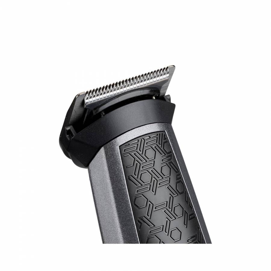 Set De Aparat De Ras Si Tuns 10 In 1, 3 Capete Lavabile, 10 Accesori, Lame Titanium, Incarcare 8 H, Husa Inclusa, Modern, Negru