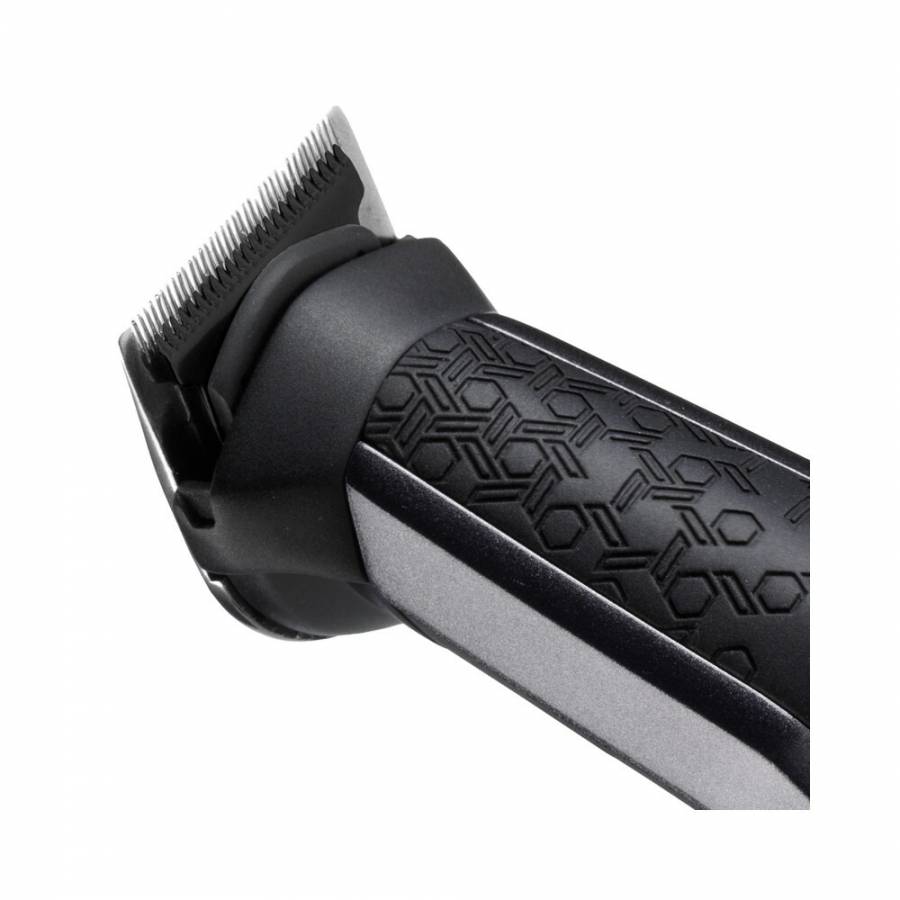 Set De Aparat De Ras Si Tuns 10 In 1, 3 Capete Lavabile, 10 Accesori, Lame Titanium, Incarcare 8 H, Husa Inclusa, Modern, Negru