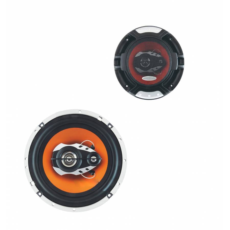 Set De Difuzoare Auto 2 Buc  Klausstech ,diametru Difuzor 16,5 Cm , Model Cu 3 Cai , Impedanta 4 Ohmi , Putere 220 W