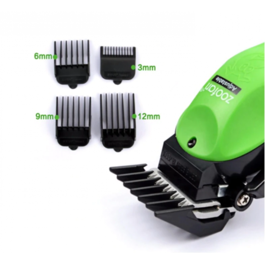 Set De Tuns Animale Cu Putere 10w, Frecventa 50 Hz, 10 Accesorii Incluse, Silentioasa, Carlig Agatare, Lame Rezistente, Verde