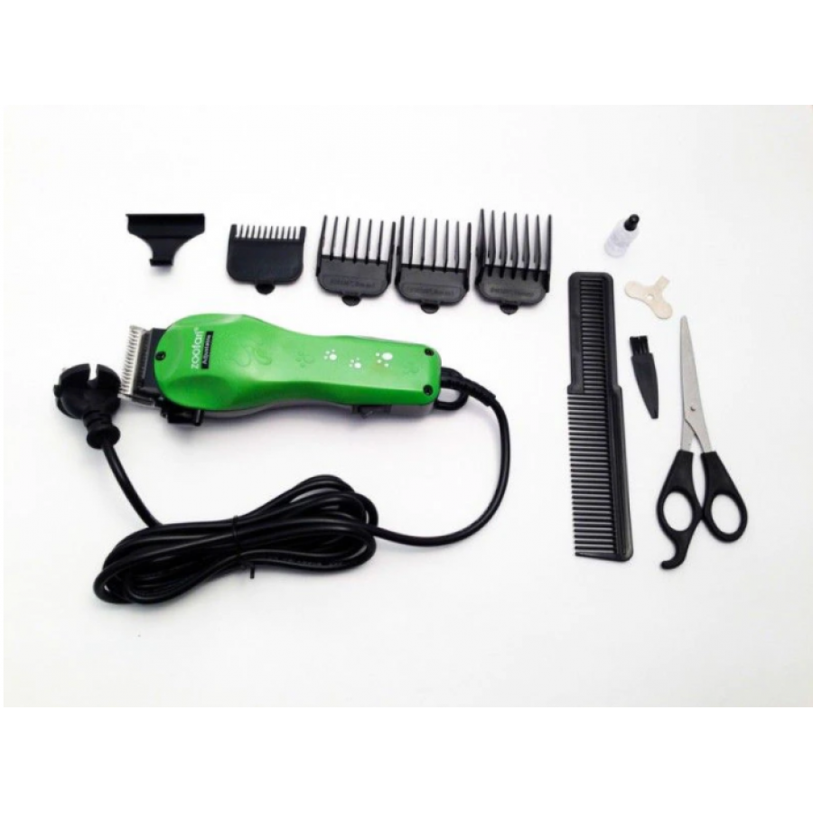 Set De Tuns Animale Cu Putere 10w, Frecventa 50 Hz, 10 Accesorii Incluse, Silentioasa, Carlig Agatare, Lame Rezistente, Verde