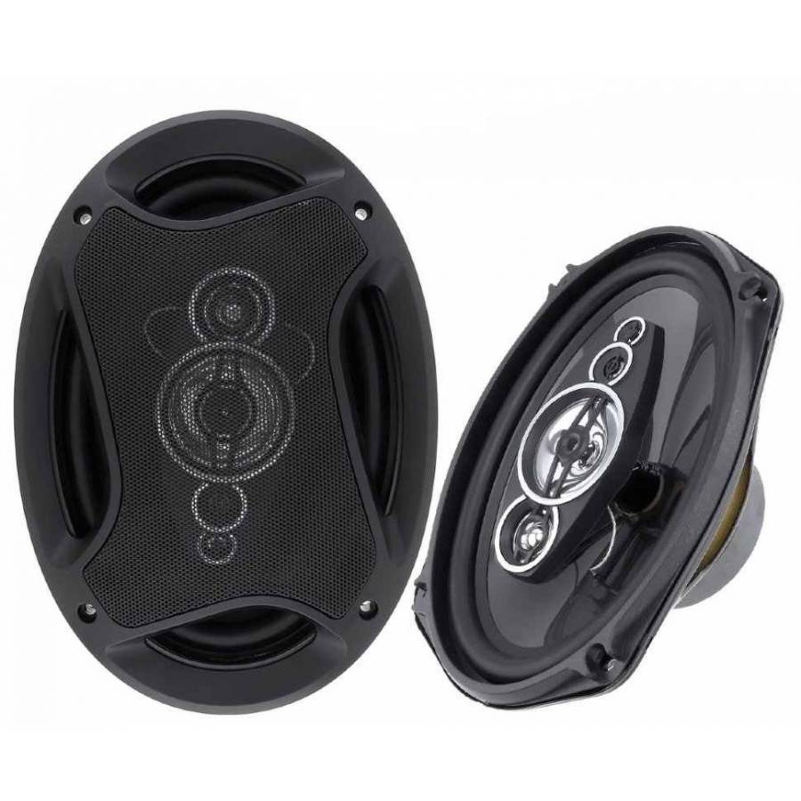 Set Difuzoare Auto Pcinener, Putere Maxima, 800 W, Impedanta 4 Ohm, Sensibilitate 90 Db, 4 Cai, Forma Ovala, Design Modern, Negru