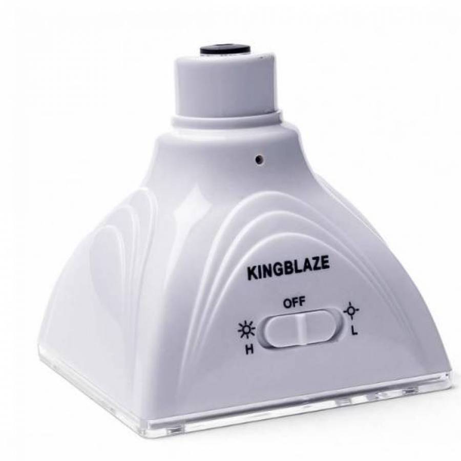 Set Lampa Solara Cu Panou De Reincarcare Inclus, Telecomanda Inclusa, 6 Led-uri, 3 Nivele De Ajustare, Design Compact, Culoare Alb