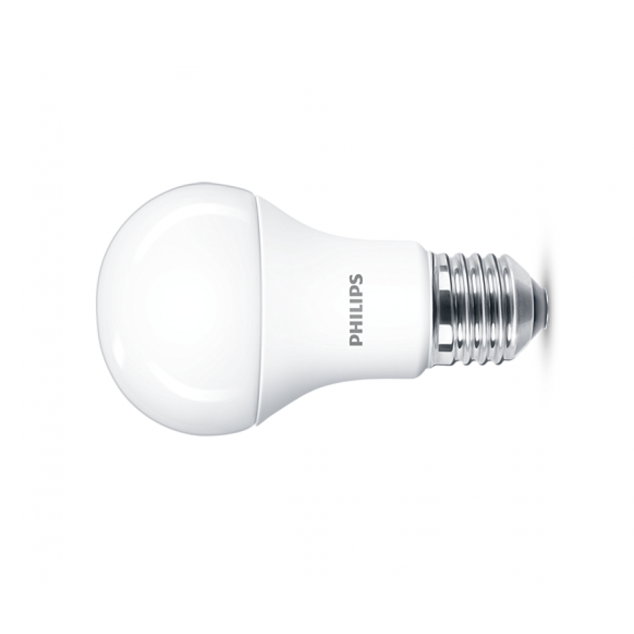 Set Profesional 2 Becuri Led Philips Soclu E27, Putere 12.5 W, Flux 1521 Lm, Lumina Neutra 4000 K, Design Modern Si Ergonomic, A+, Culoare Alb