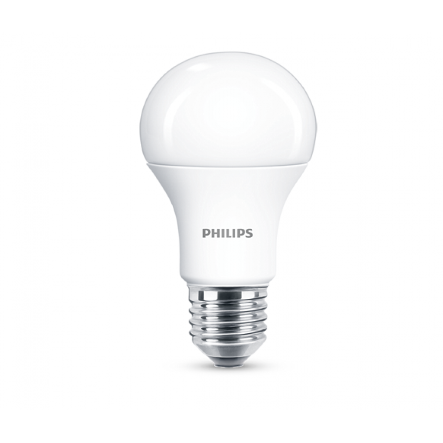 Set Profesional 2 Becuri Led Philips Soclu E27, Putere 12.5 W, Flux 1521 Lm, Lumina Neutra 4000 K, Design Modern Si Ergonomic, A+, Culoare Alb