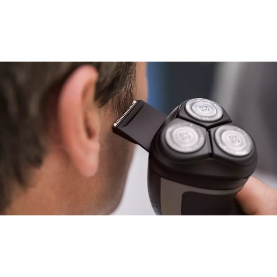Shaver Electric Philips Powercut, Capete 4d Flexibile, Complet Lavabil,  Autonomie 40 M, Incarcare In 8 Ore, Negru/Gri