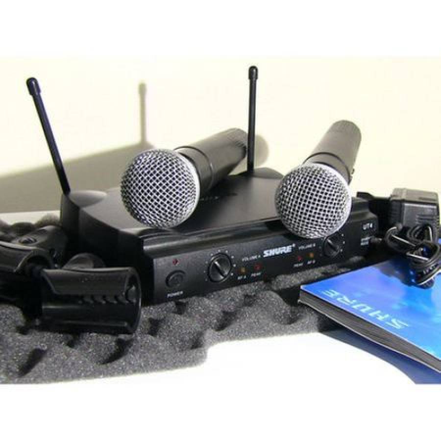 Sistem Audio Hi-fi Cu Receiver/amplificator, Functionare Wireless , 2 X Wireless Microfon, Iesire Jack Si Xlr,tehnologie Diversity , Led Pentru Hf, Negru