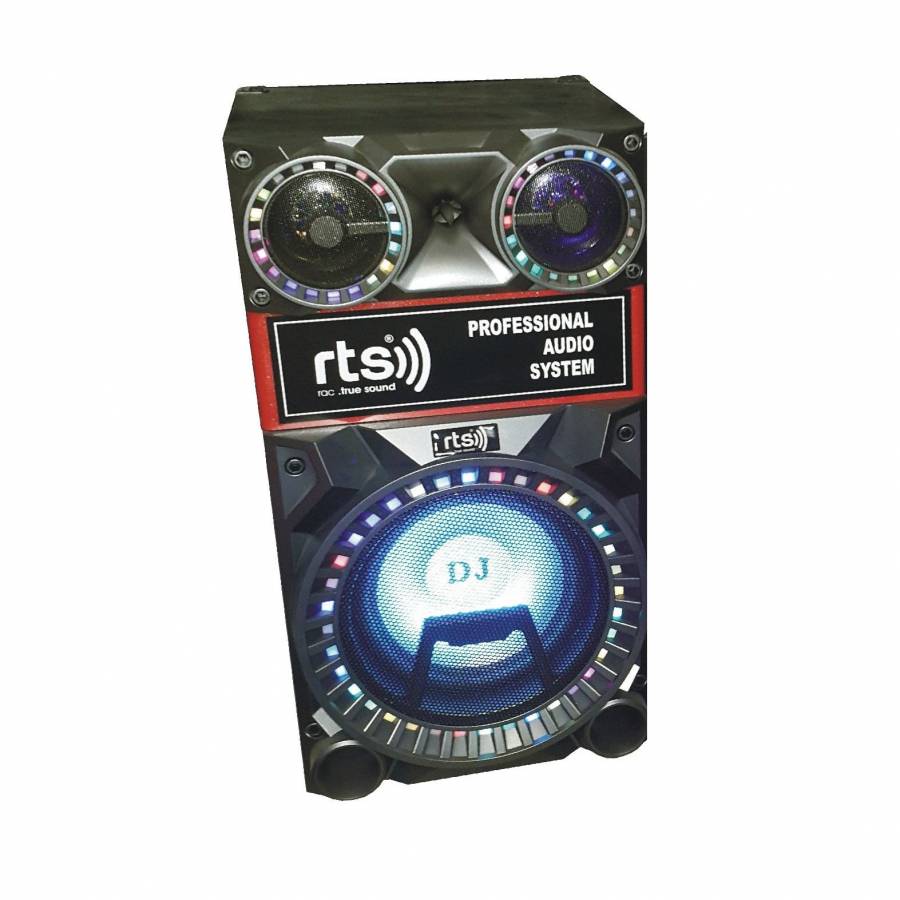 Sistem Audio Rts De 2 Boxe Activa Si Pasiva Cu Conectivitate Bluetooth , Putere Rms 2 X 45 W , Manere Ergonomice De Transport , Interfata Usb , Card Sd