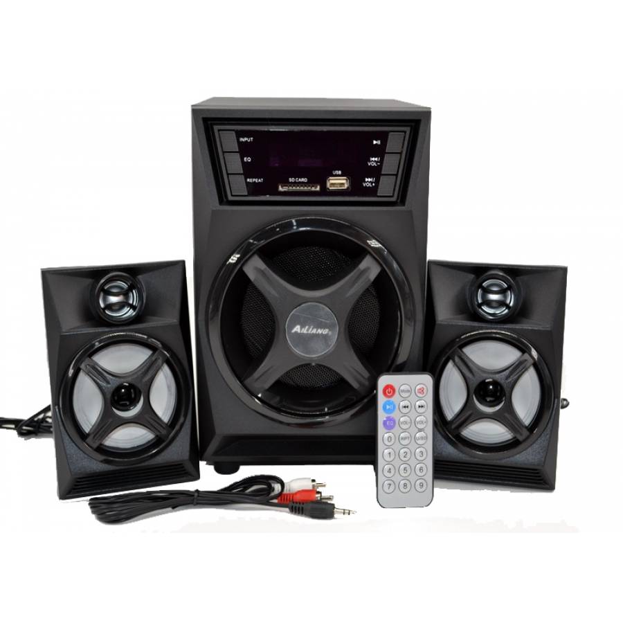 Sistem  Boxe Ailiang 2.1 Pentru Pc , Usb , Sd Card
