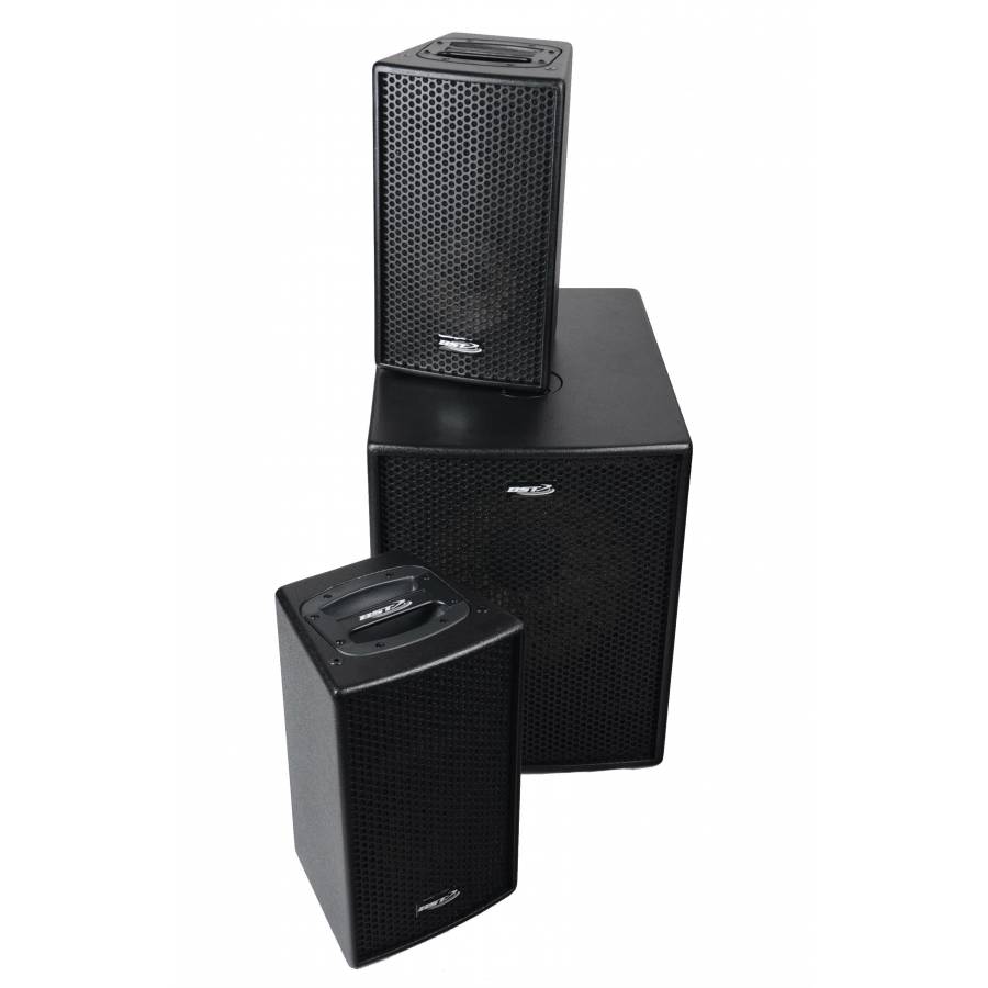 Sistem Complet De Boxe, Subwoofer De 10 Inch, Putere 400 W, Amplificator Rms Cu 3 Canale, 2 Boxe Satelit De 6,5 Inch, Putere 2 X 200 W, Impedanta 8 Ω, Design Modern, Culoare Negru