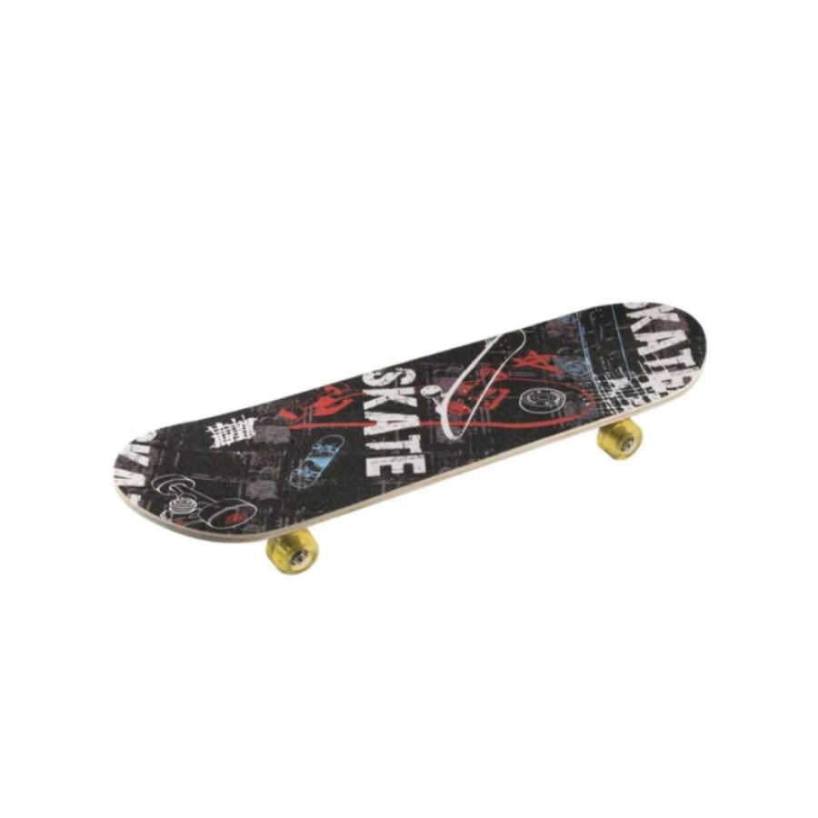 Skateboard Klausstech, 70x20 Cm, Usor, Design Modern, Destinat Copiilor, Material Lemn, Durabil, Multicolor