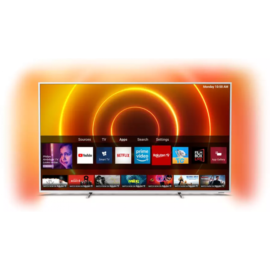 Smart Tv Led 4k Uhd, Ambilight Cu Diagonala 70