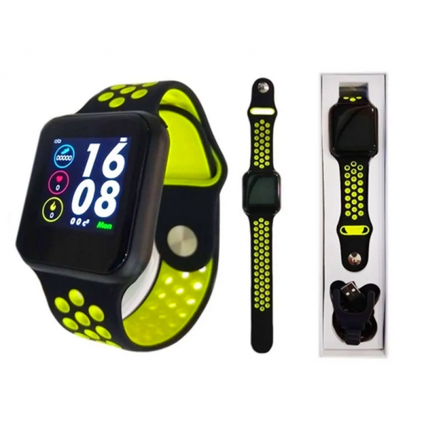 Smart Watch Klausstech, Conexiune Wireless, Functie Apelare, Ecran Ips, Afisare Ceas, Calcul Calorii, Mod Sport, Gasire Telefon, Negru