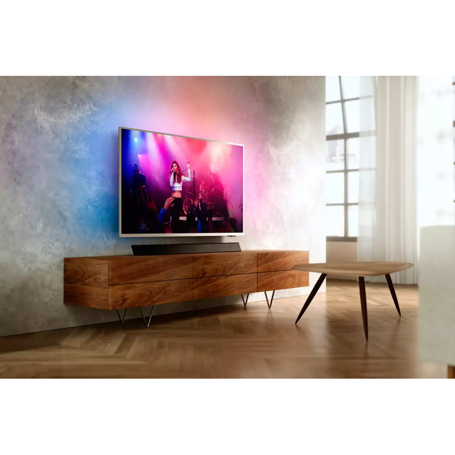 Soundbar 2.0 Profesional Philips, Iesire Hdmi Arc, Conexiune Prin Bluetooth, Putere Difuzor  15 W X 2, Indicator Led, Intrare Optica Digitala, Negru