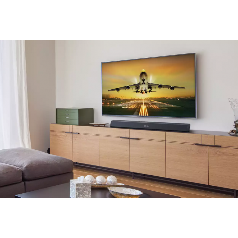 Soundbar 2.1 Philips Compatibil Cu Dts Play-fi, Dolby Audio, Asistenti Vocali, Subwoofer Integrat, Chromecast Incorporat, Spotify Connect, 120w, Dolby Digital, Negru