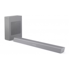 Soundbar 2.1 Philips Cu Subwoofer Wireless, Asistenti Vocali, Dolby Atmos, Compatibil Cu Dts Play-fi, 200 W, Woofer De 1 X 5,25, Bluetooth, Google / Alexa / Apple Airplay / Spotify Connect / Chromecast, Gri