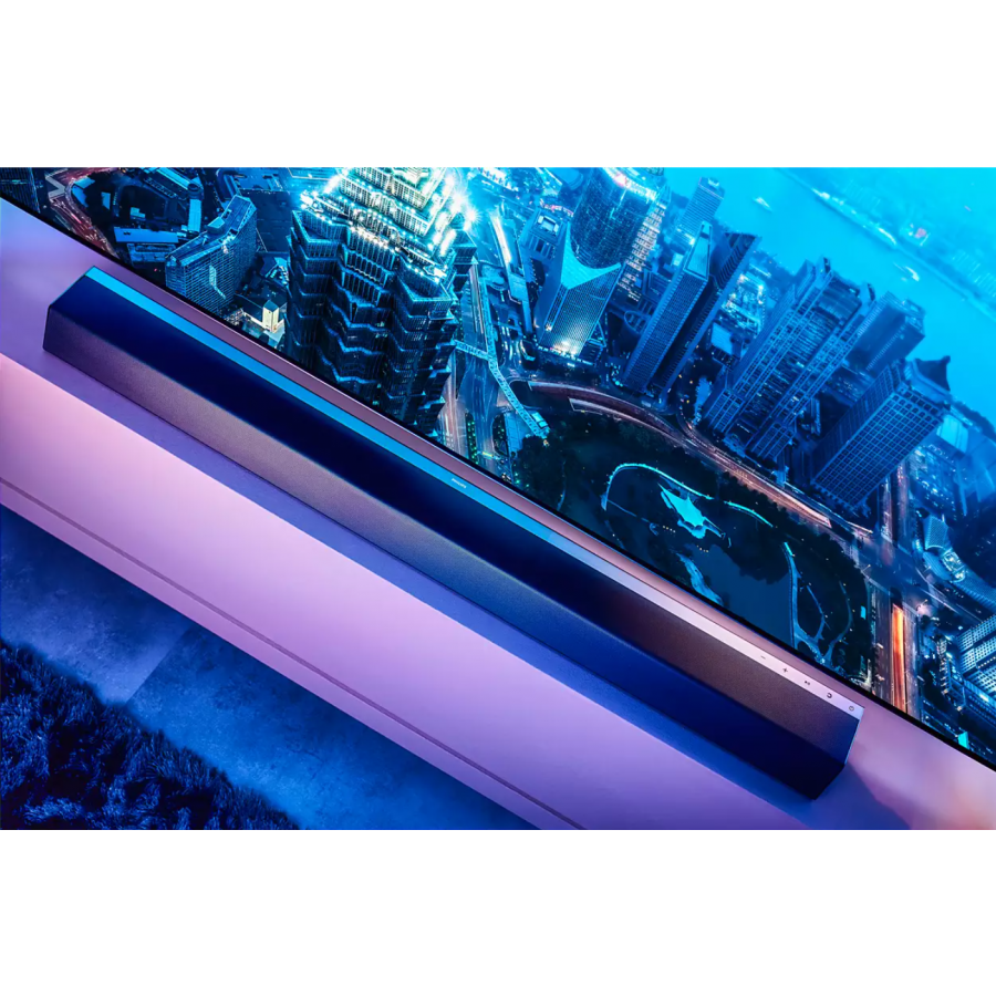 Soundbar Philips 3.1.2 Cu Subwoofer Wireless, Tehnologie Dolby Atmos, 600 W, Compatibil Cu Dts Play-fi, Asistenti Vocali, Woofer 8, Negru