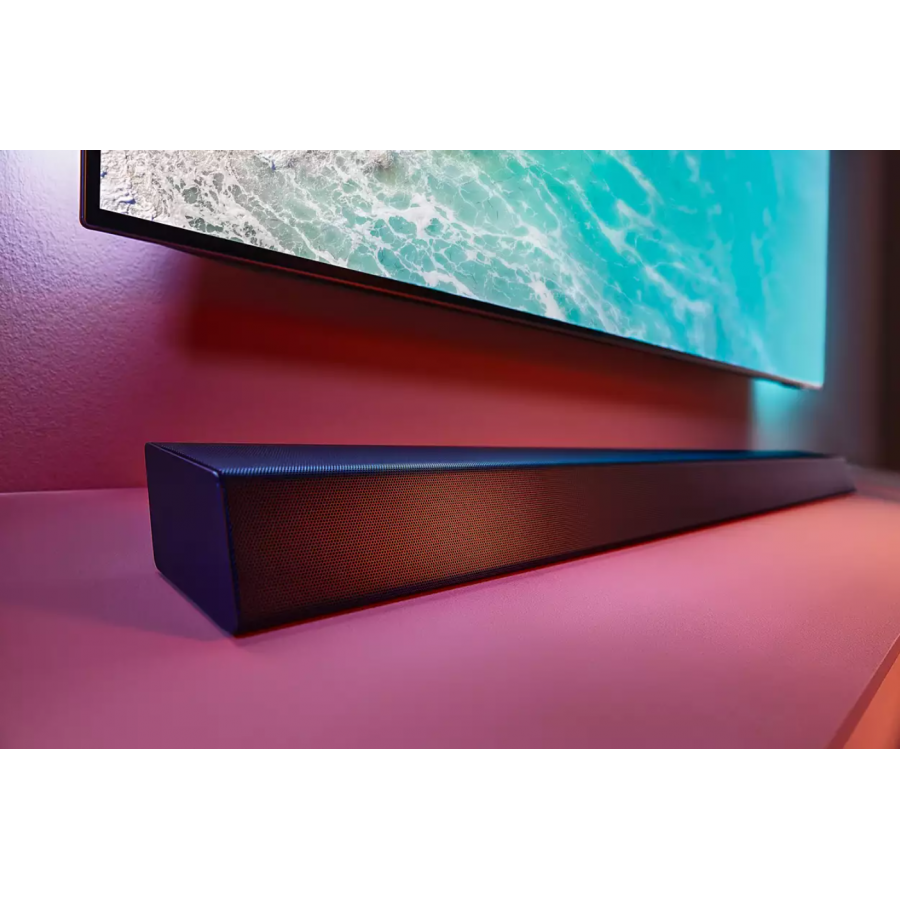 Soundbar Philips 3.1 Cu Subwoofer Wireless Si Compatibila Cu Dts Play-fi, 1 Woofer De 6,5, 300 W Rms, Dolby Atmos, Google Asistant/alexa, Negru