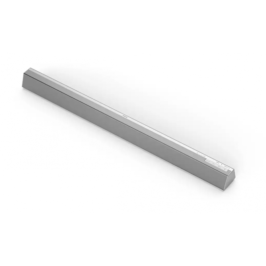 Soundbar Philips Cu Subwoofer Wireless 3.1 Ch, Tehnologie Audio Dolby Digital, Putere 300 W, Iesire Hdmi Arc, Bluetooth, Montare Pe Perete, Telecomanda, Gri