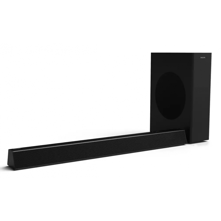 Soundbar Philips Cu Tehnologie Audio Dolby Digital, Putere 300 W, Subwoofer Wireless 3.1 Ch, 1 X Hdmi Arc, Subwoofer Wireless, Easylink, Telecomanda, Negru