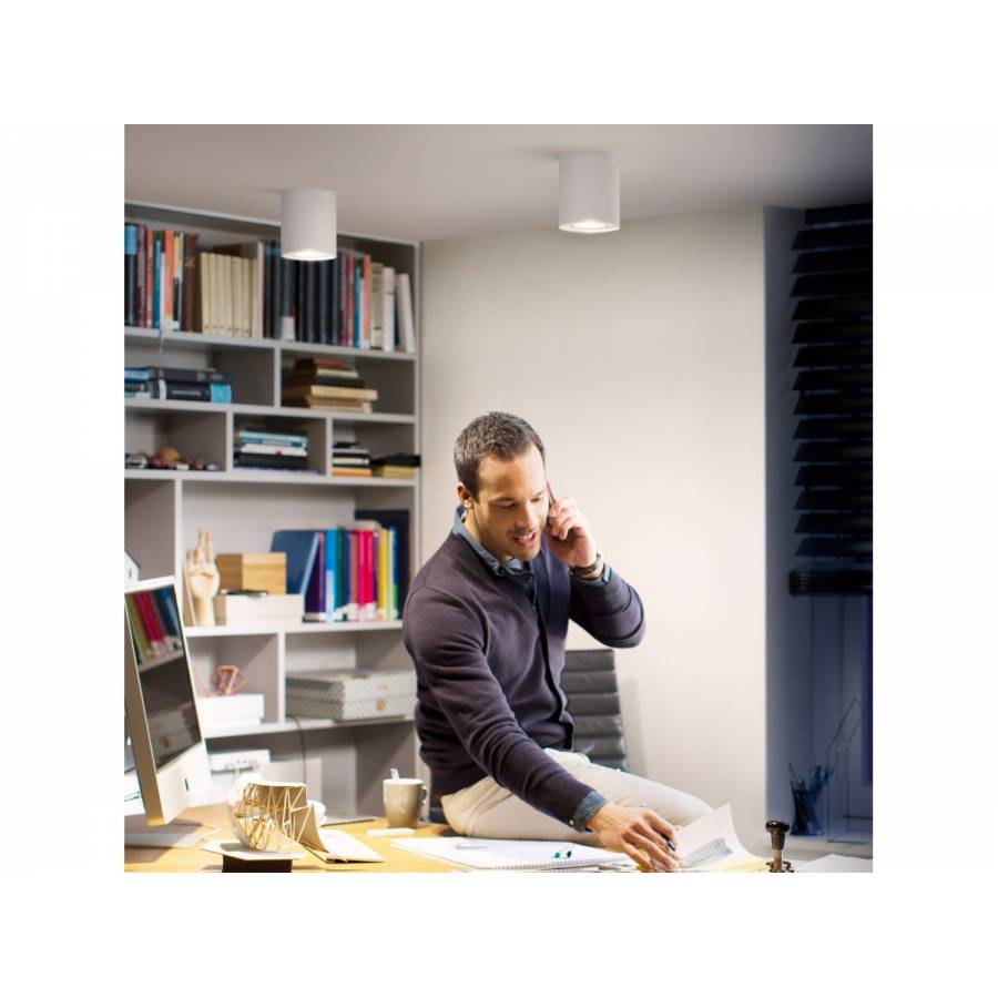 Spot Hue Philips, 5 W, Ip20, Izolatie Dubla, Ambianta Alba, Led Soclu Gu10, Bluetooth Prin Aplicatie, Metal, Zigbee Light, 5w, Culoare Alb