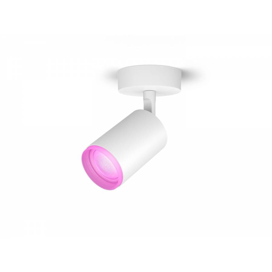 Spot Philips Led Gu10, Bluetooth/bridge, Contemporan, Material Metal, 350 Lm, Putere 5.7 W, Protectie Ip20, Design Modern, Culoare Negru