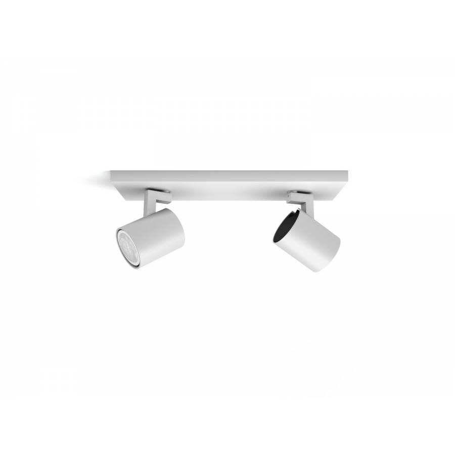 Spot Philips Tip Dublu Cu Ambianta Alba, Control Bluetooth / Bridge, Led Integrat, Variator Inclus, 700 Lm, 5 W, Ip20, 15000 Ore, Modern, Alb